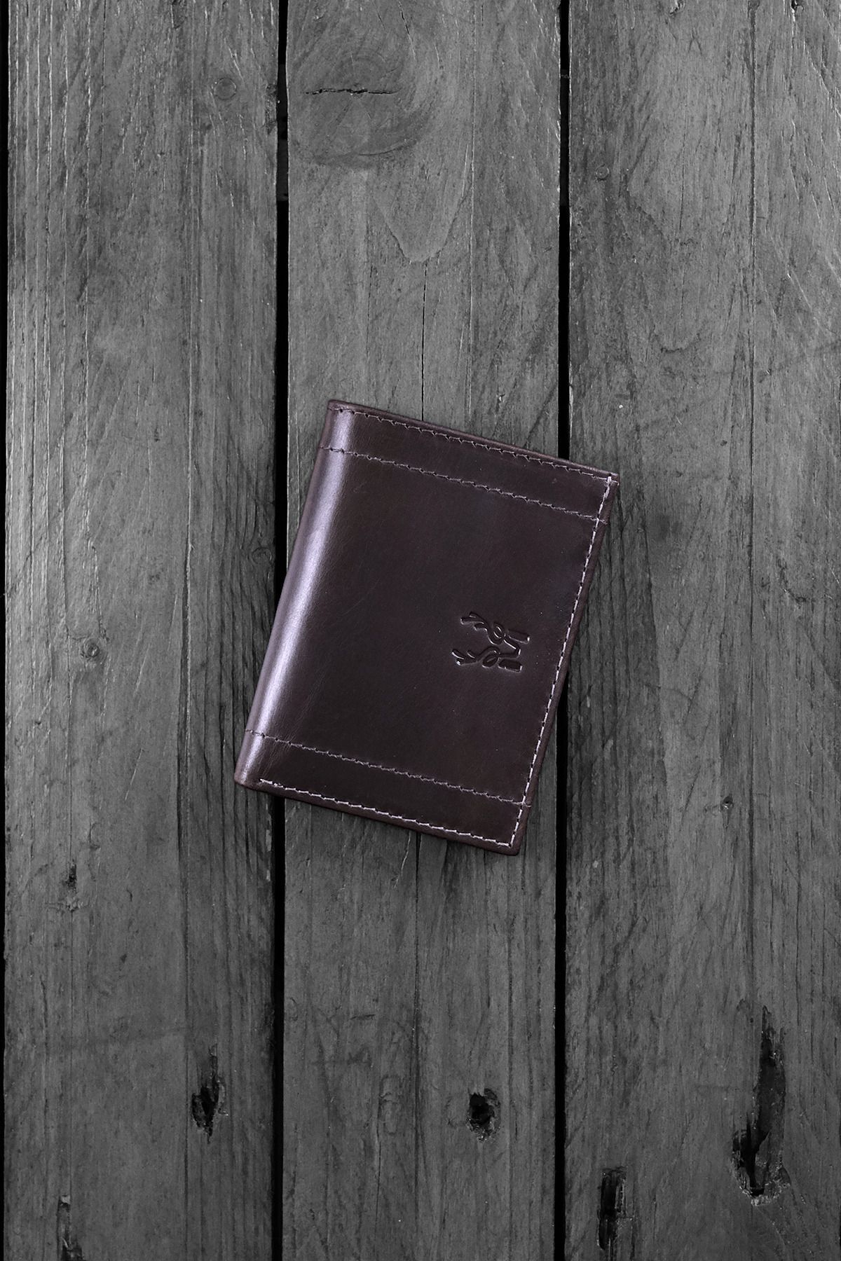 Men's Gray Wallet Genuine Leather Wallet with ID Compartment Gift Box | Ravenna