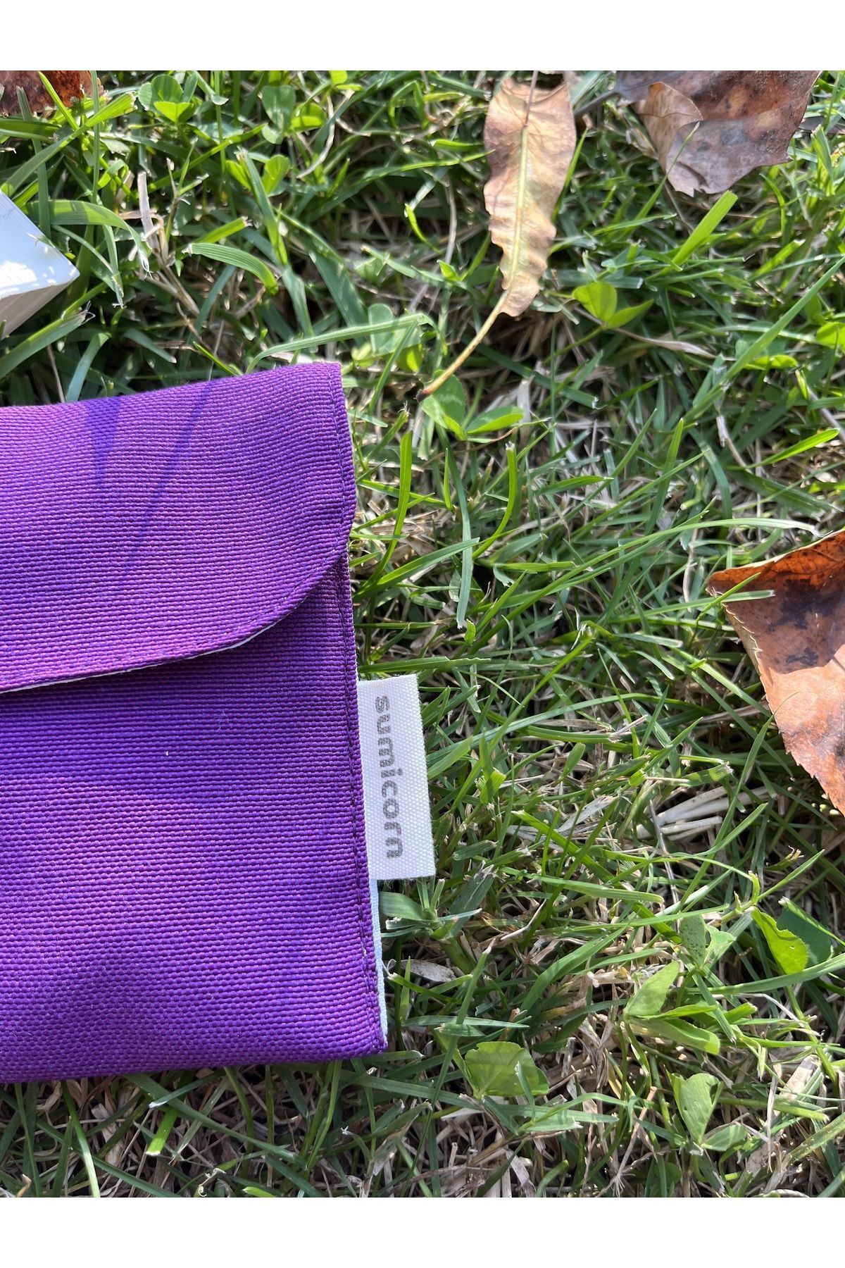 کیف پول مردانه بنفش Sumicorn Design | SDSOFTPCNT اورجینال - تصویر 3