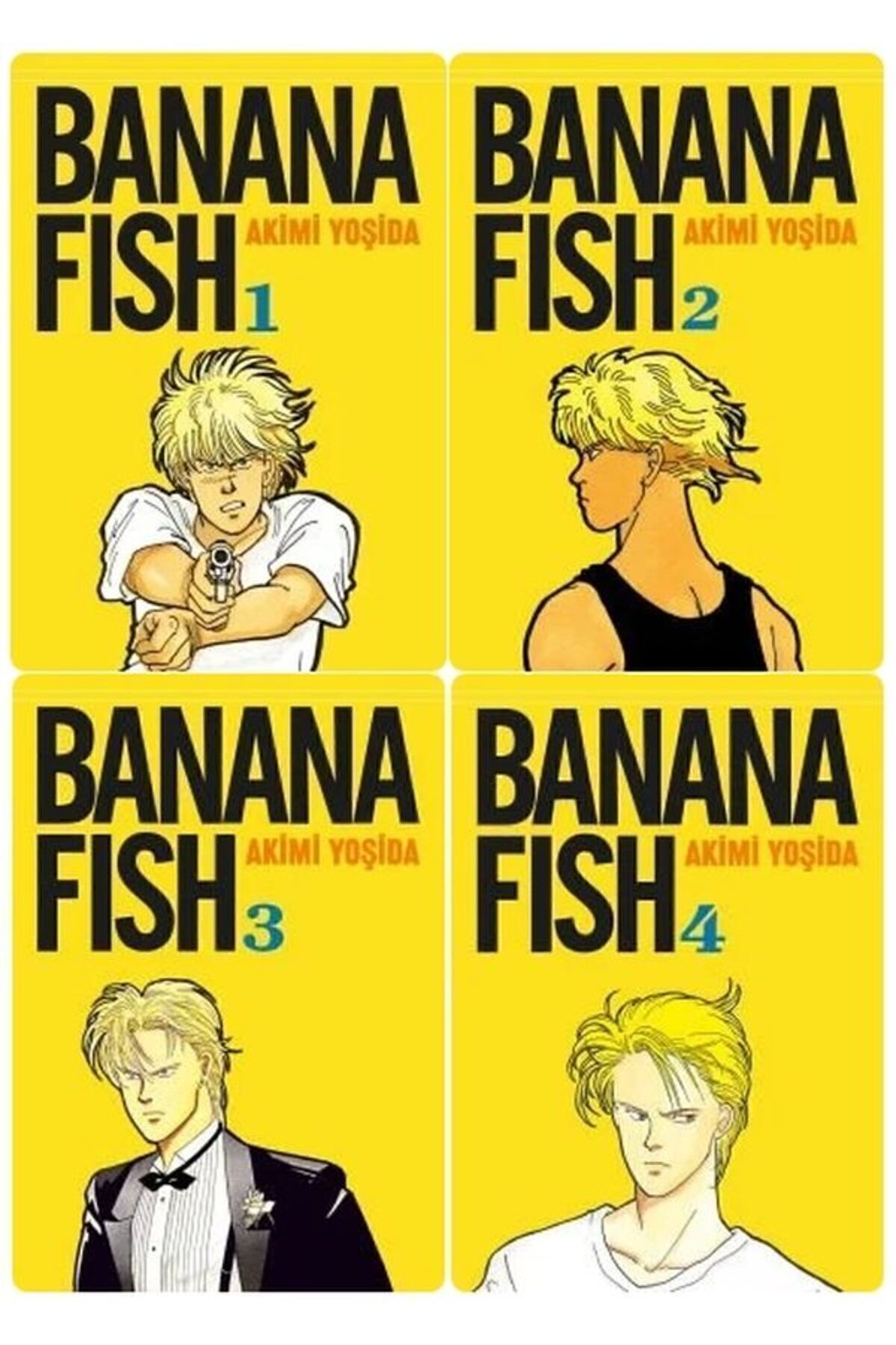 Gerekli Şeyler Yayıncılık Banana Fish 1-2-3-4 manga seti (4 kitap