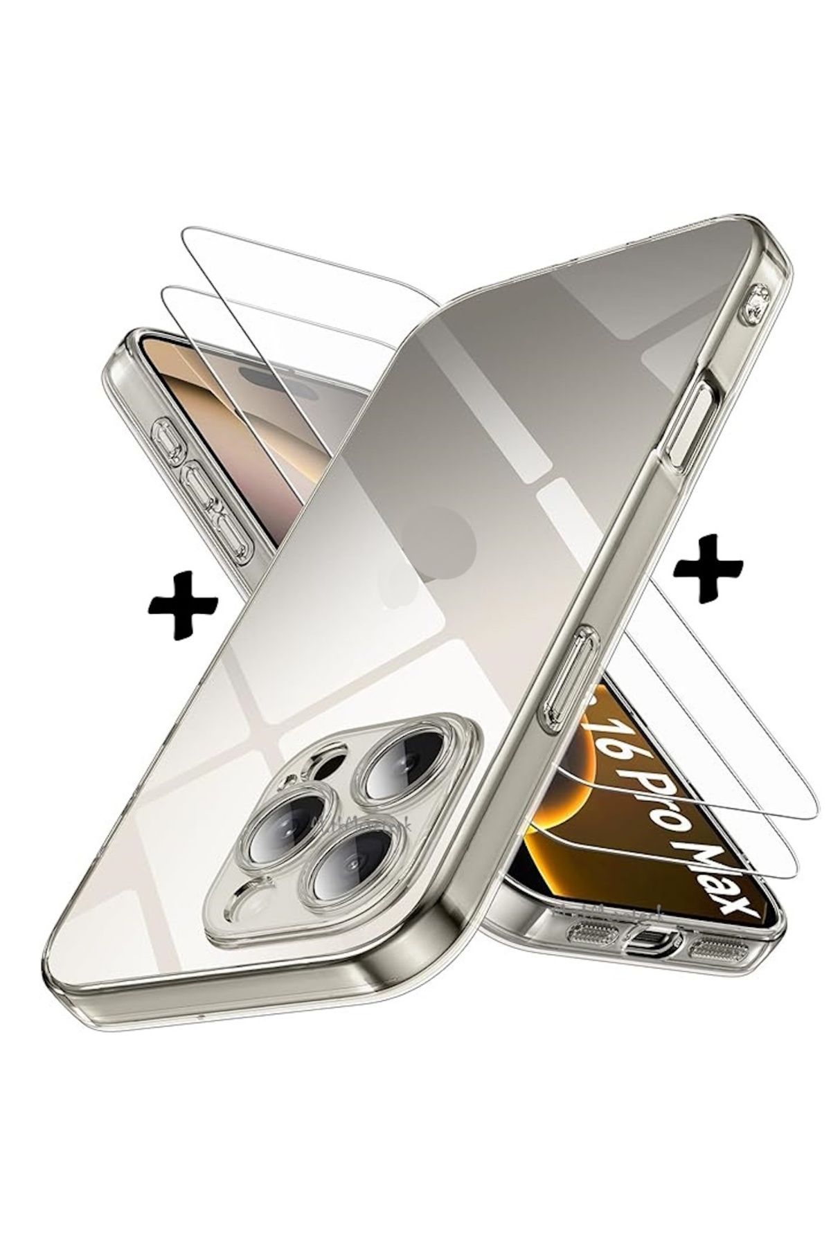 iphone 16 pro max protection de lappareil photo max transparente silicone 9h écran de veille pare balles