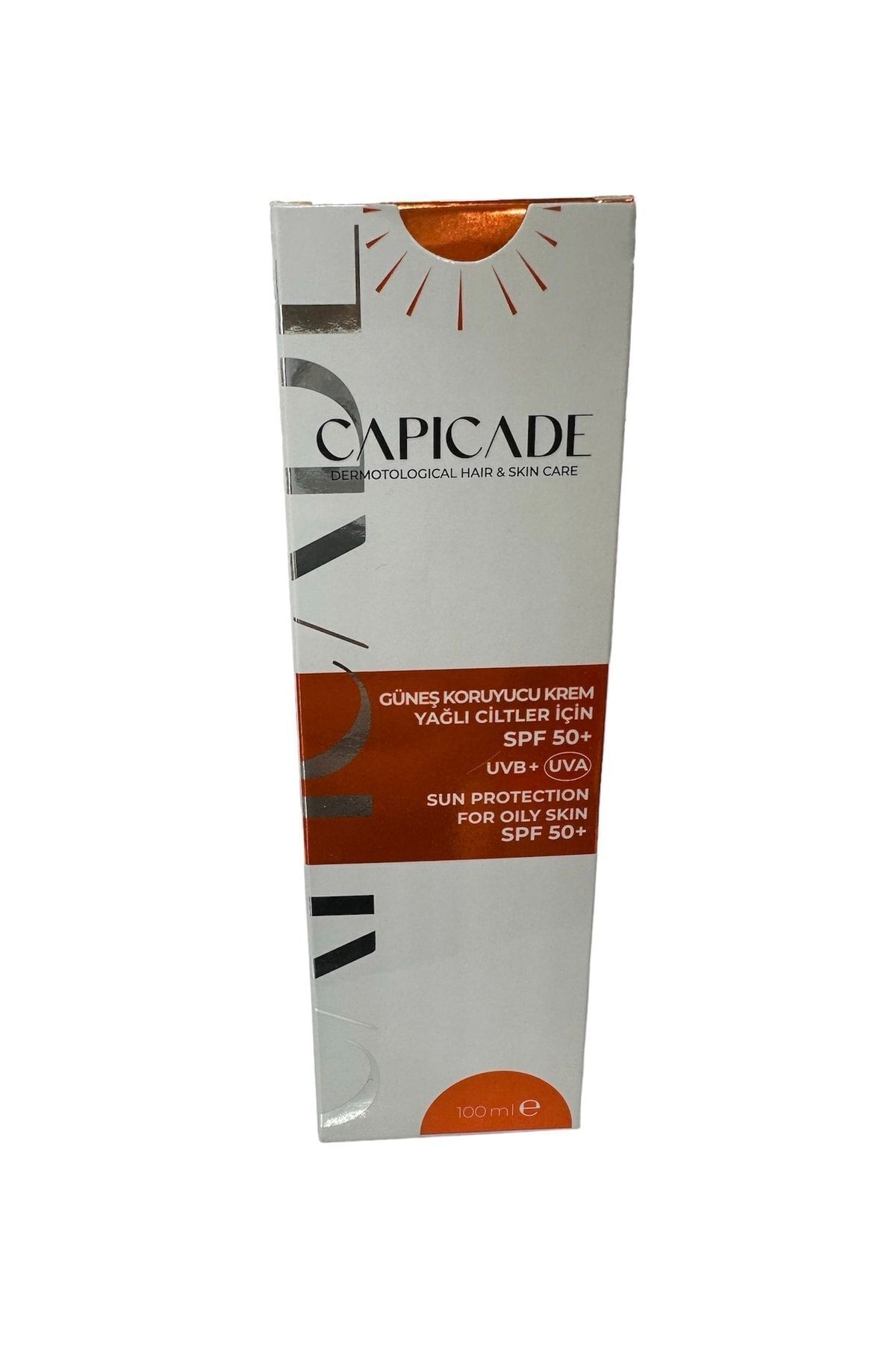 ضد آفتاب برای پوست های چرب Spf50+ (برای پوست های چرب) Capicade