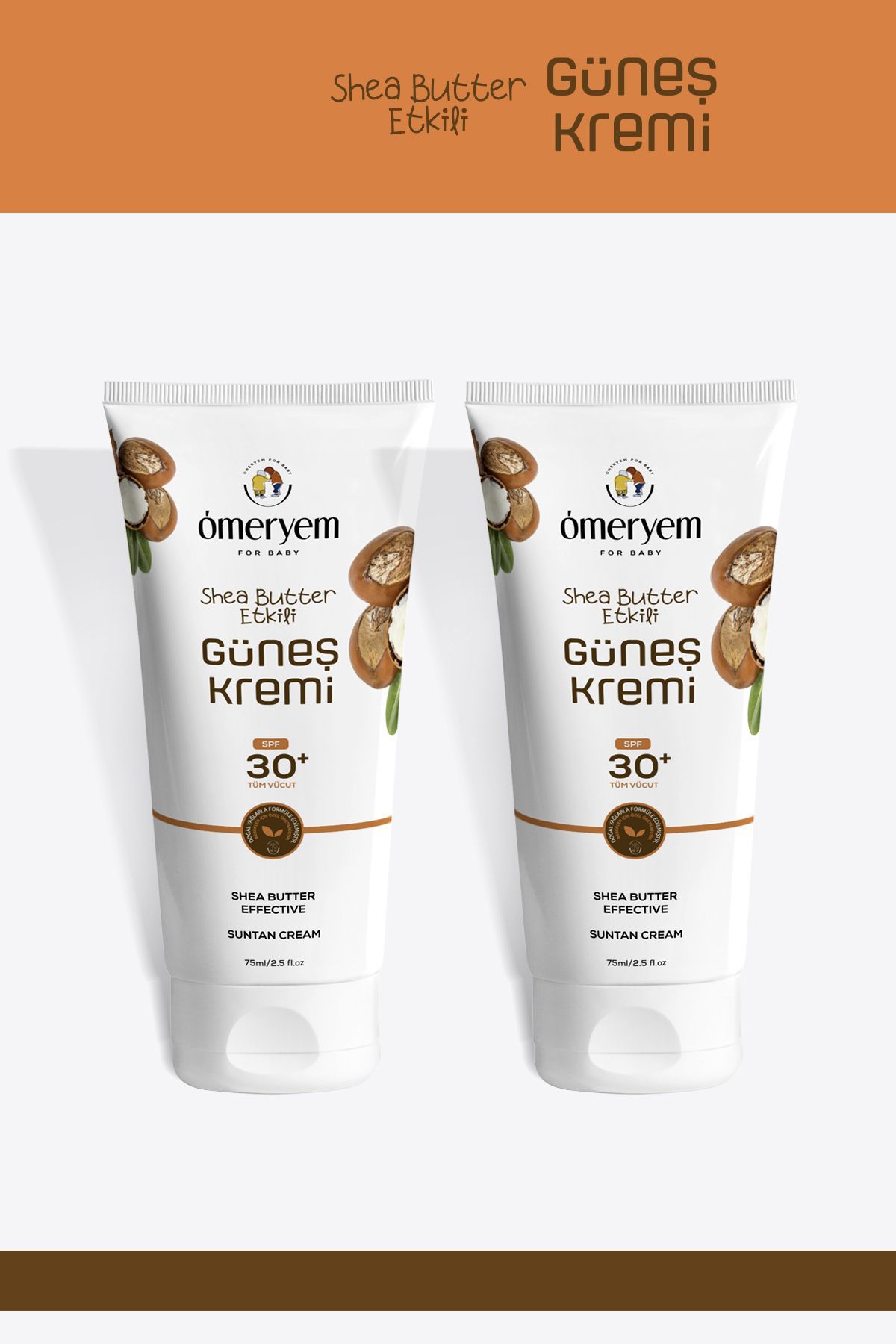 Kozmetik İkili Set - Shea Butter Etkili Güneş Kremi - 75ml