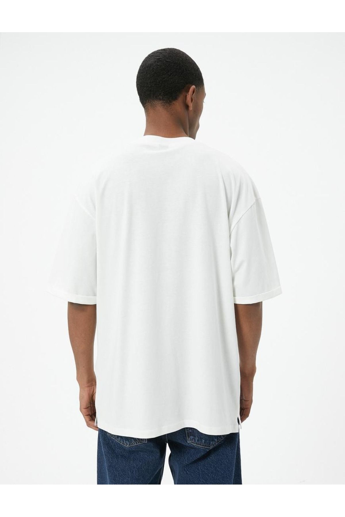 تیشرت مردانه سفید کوتون | SS0000000035850 اورجینال - تصویر 4