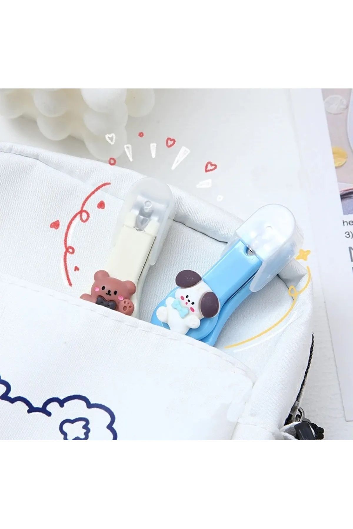 Keyfi Sepet Kawaii Figürlü Renkli Bebek Çocuk Tırnak Makası 1 Adet fotoğrafı 5 (önizleme)