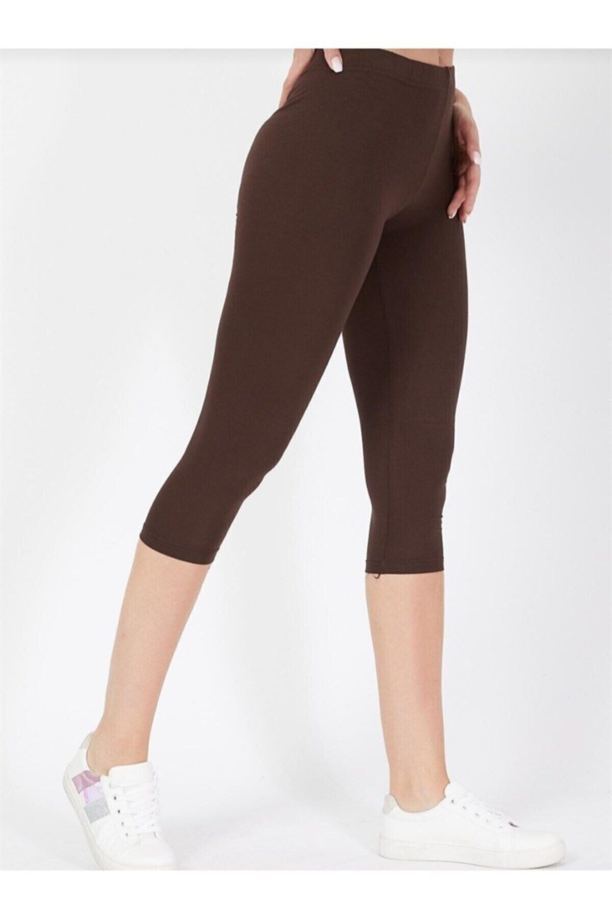 Emay 7600 Jambiere Capri Uni Maro Femeie - M