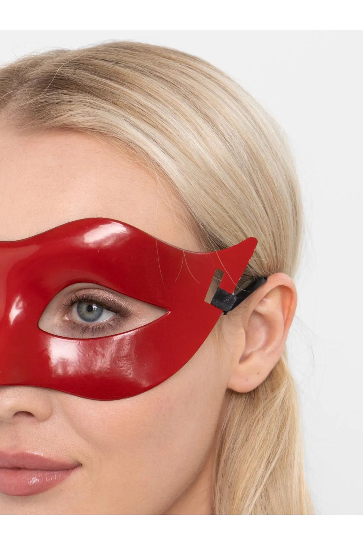 Avantaj Kapıda ® Kırmızı Renk Masquerade Kostüm Partisi Venedik Balo Maskesi (Parti Temalı)