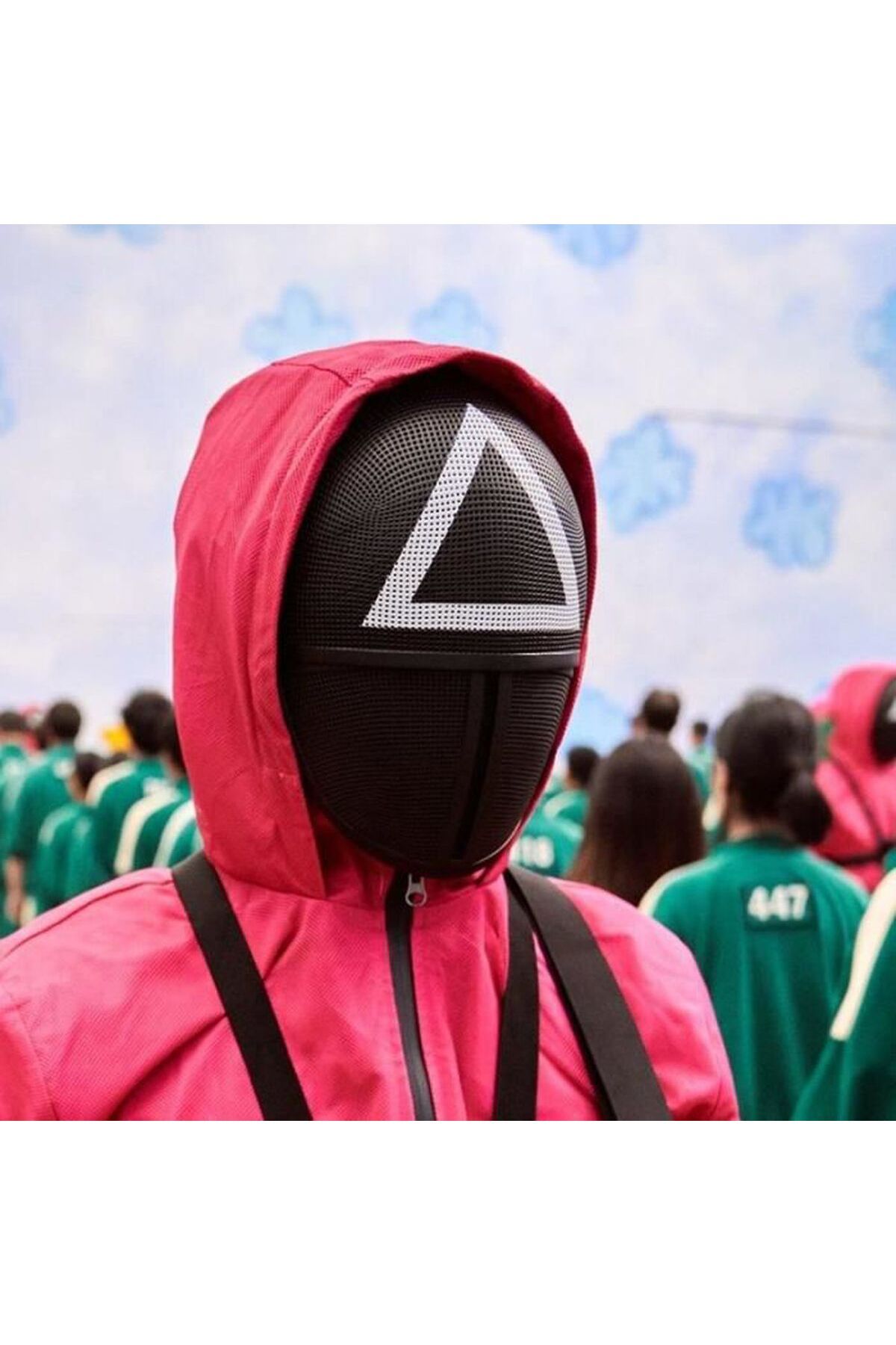 TanOzel-Squid Game - Squid Game Triangle Imported Mask 4