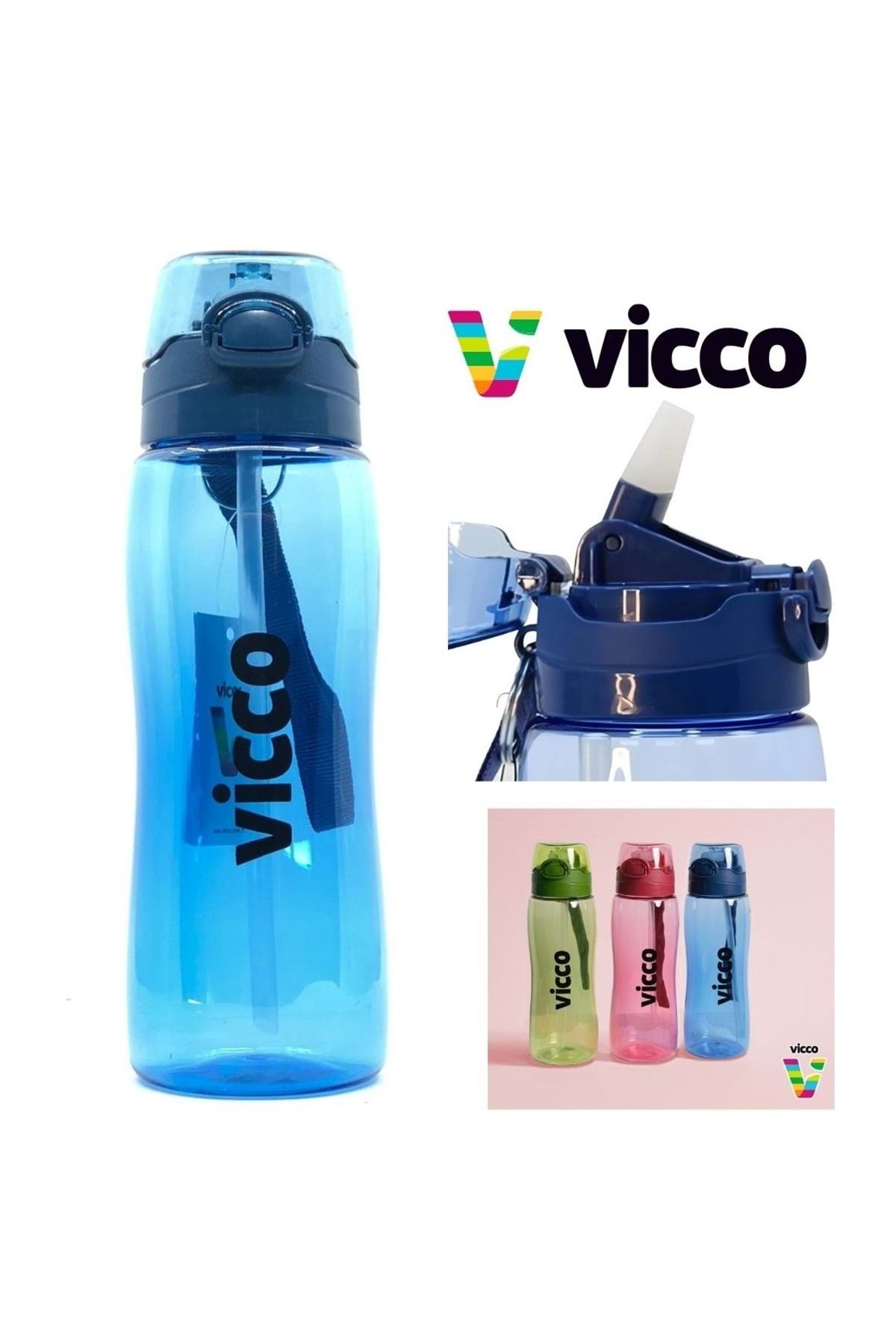 Vicco-Water Bottle Lockable Lid Tritan Water Bottle 750 ml Blue 1