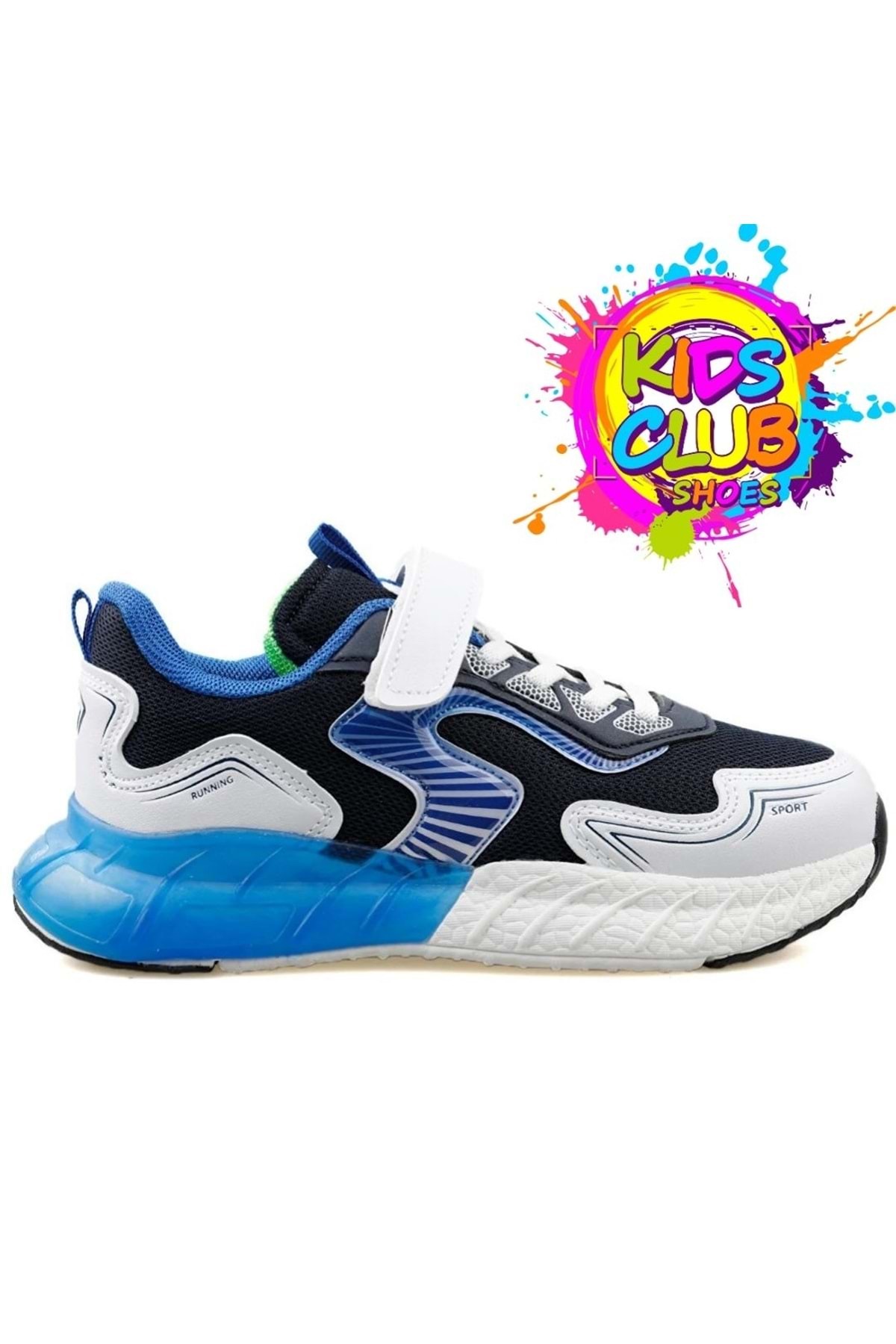 Cool Owen Orthopedic Kids' Sports Shoes NAVY BLUE