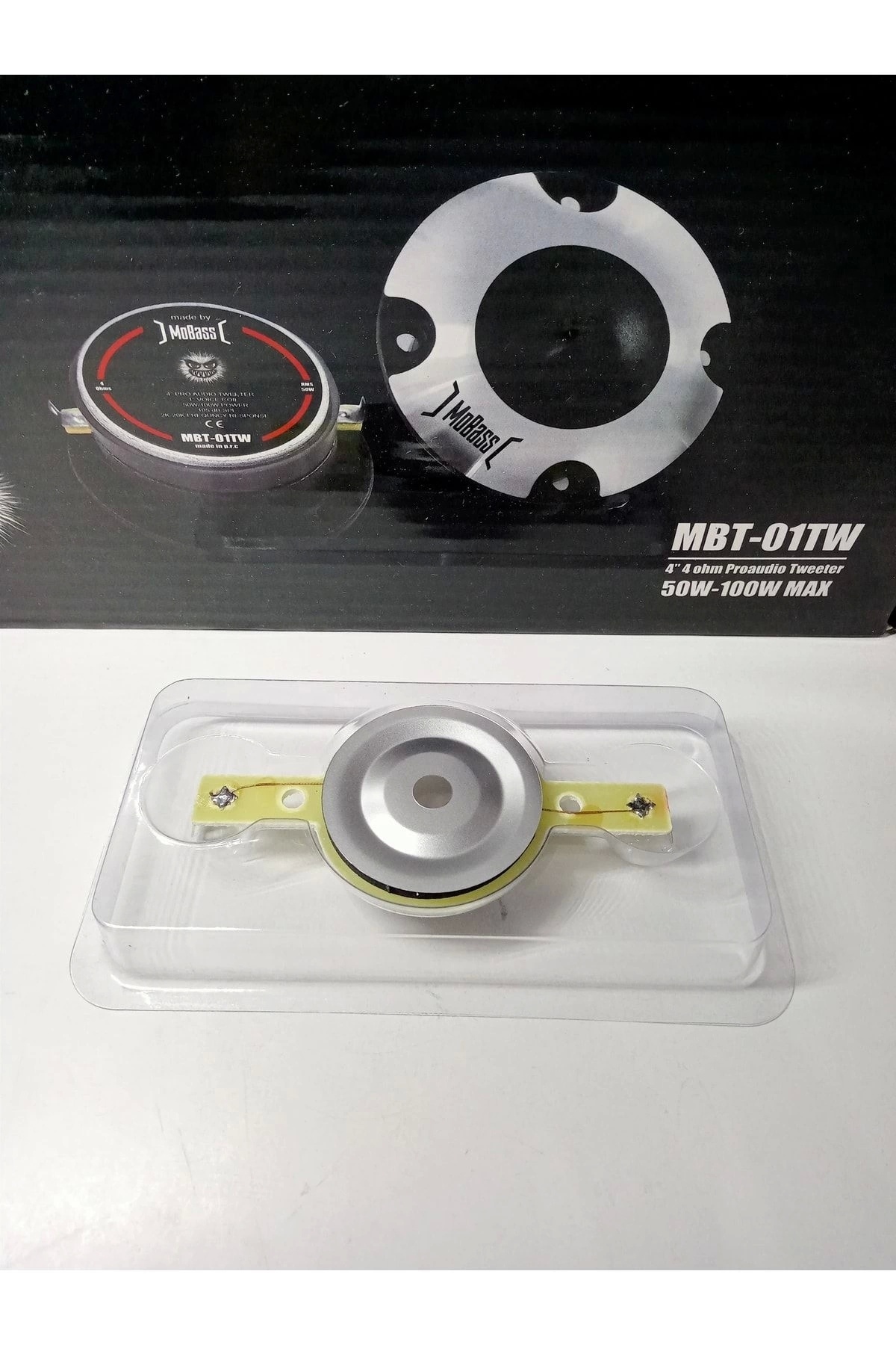Mobass Dome Tweeter Mebranı - Mbt-01tw 10cm Tweeter Tamir Kiti - 1