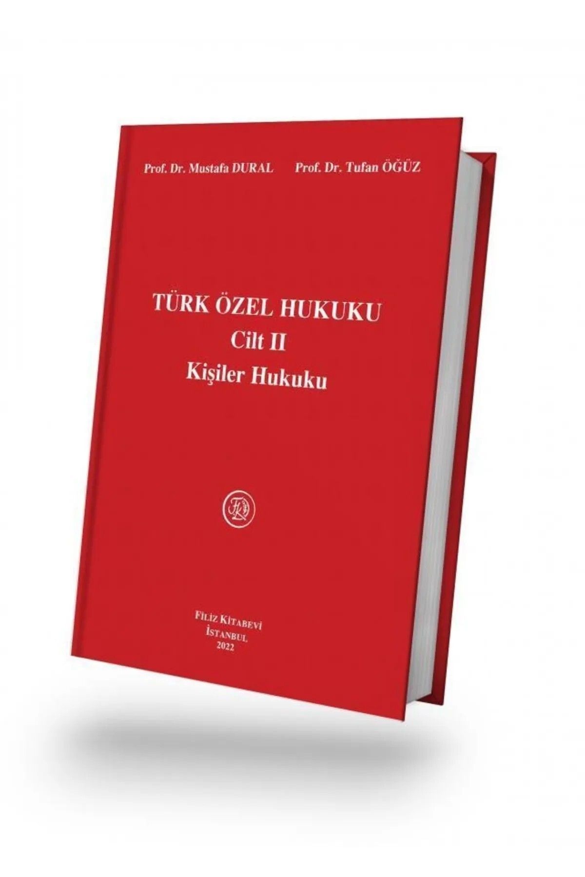 Filiz Kitabevi Türk Özel Hukuku 2 Kişiler Hukuku 23. Baskı