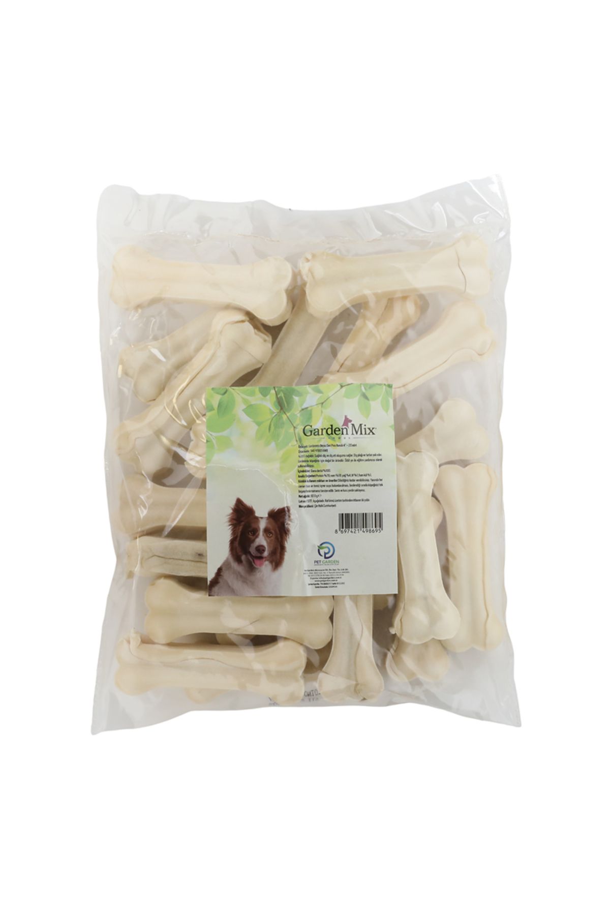 Gardenmix Sütlü Deri Kemik 10cm 40-45g.20 Li Paket BSTMY