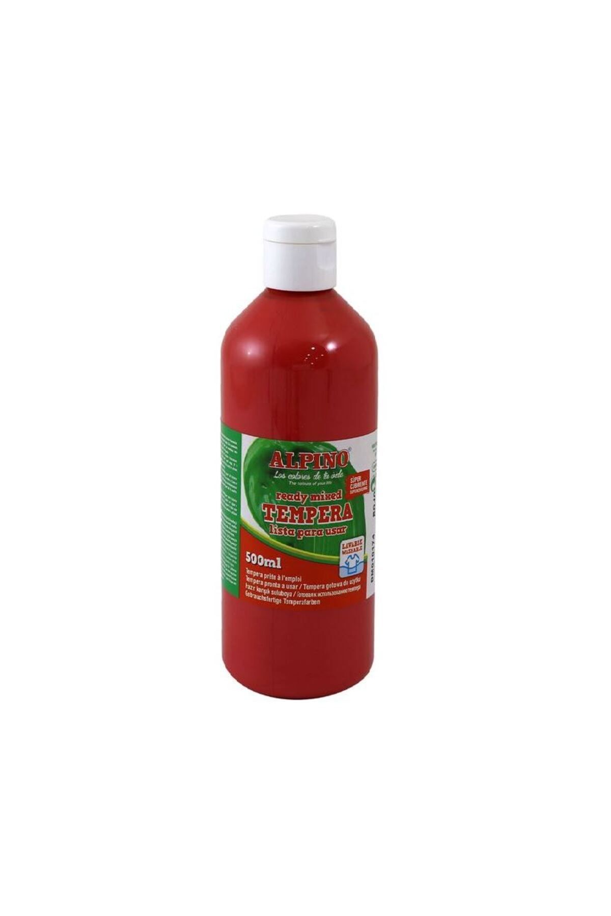 Alpıno Tempera Kırmızı Suluboya 500 ml Dm-010174