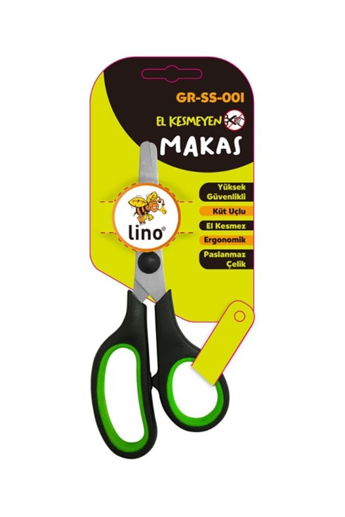 Lino Gr-ss-001 El Kesmeyen Makas Blisterli