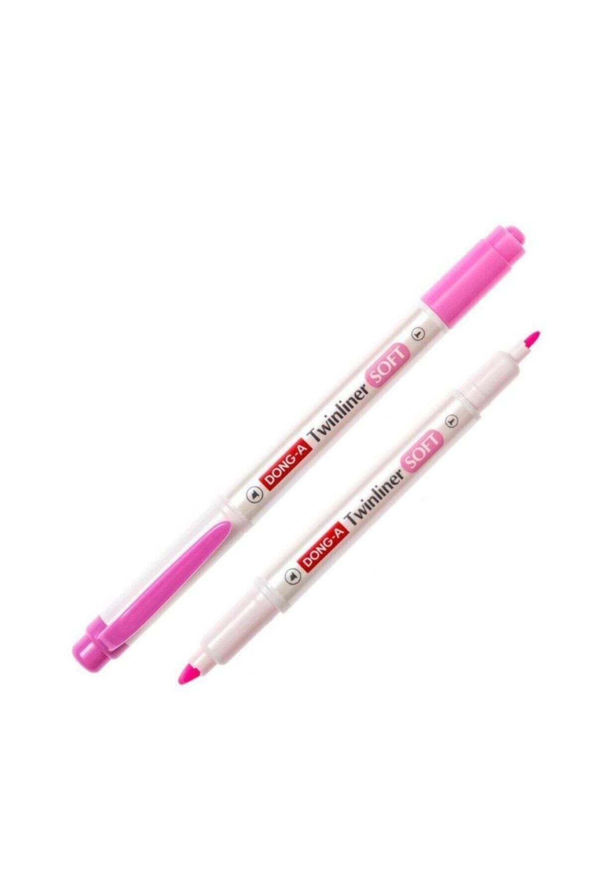 Dong-A-Donga Twinler Soft Flag Red N/69 Highlighter Double Sided 1