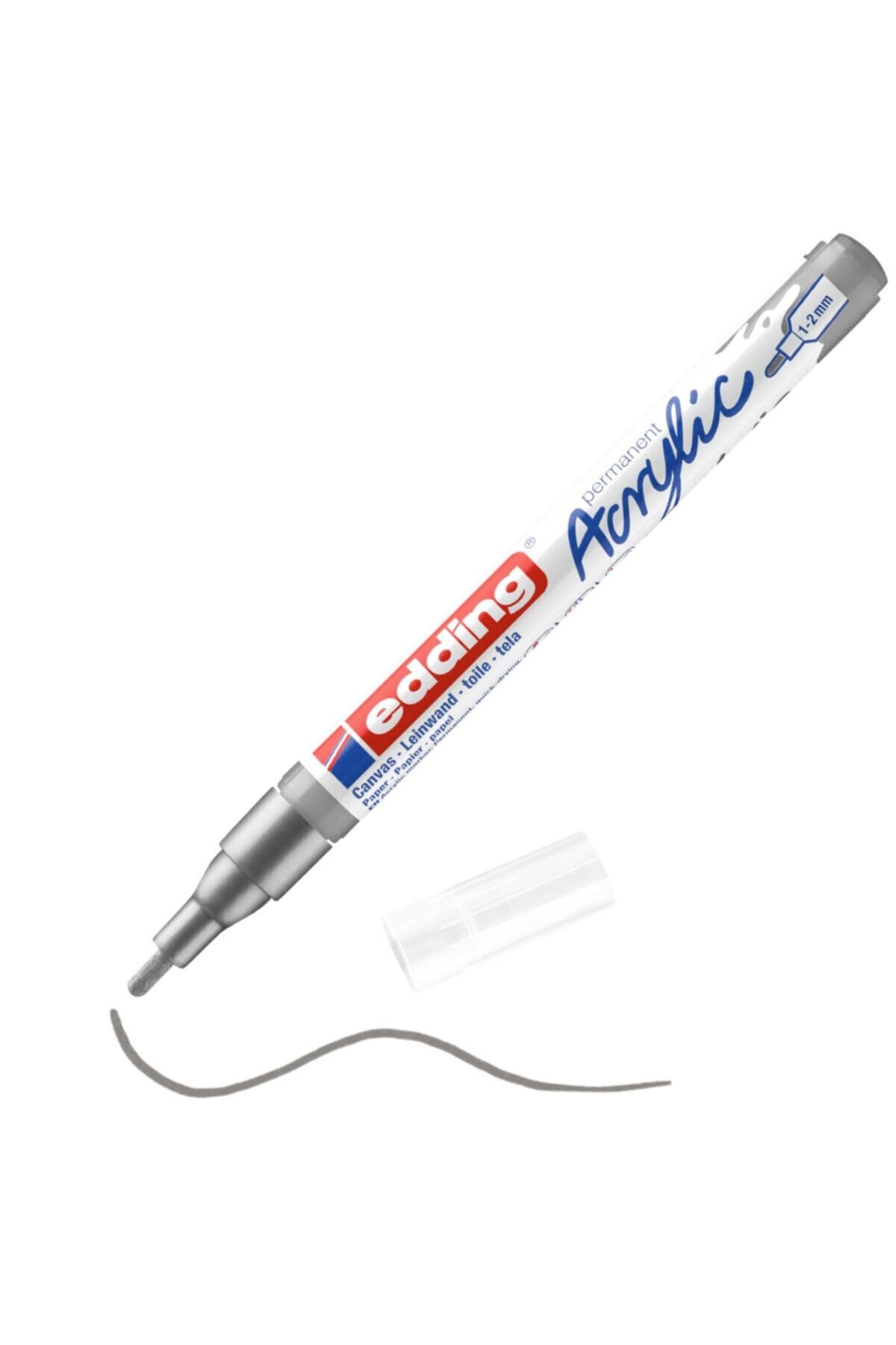 Edding-Acrylic Thin Tip Marker - Silver Ed5300923 1