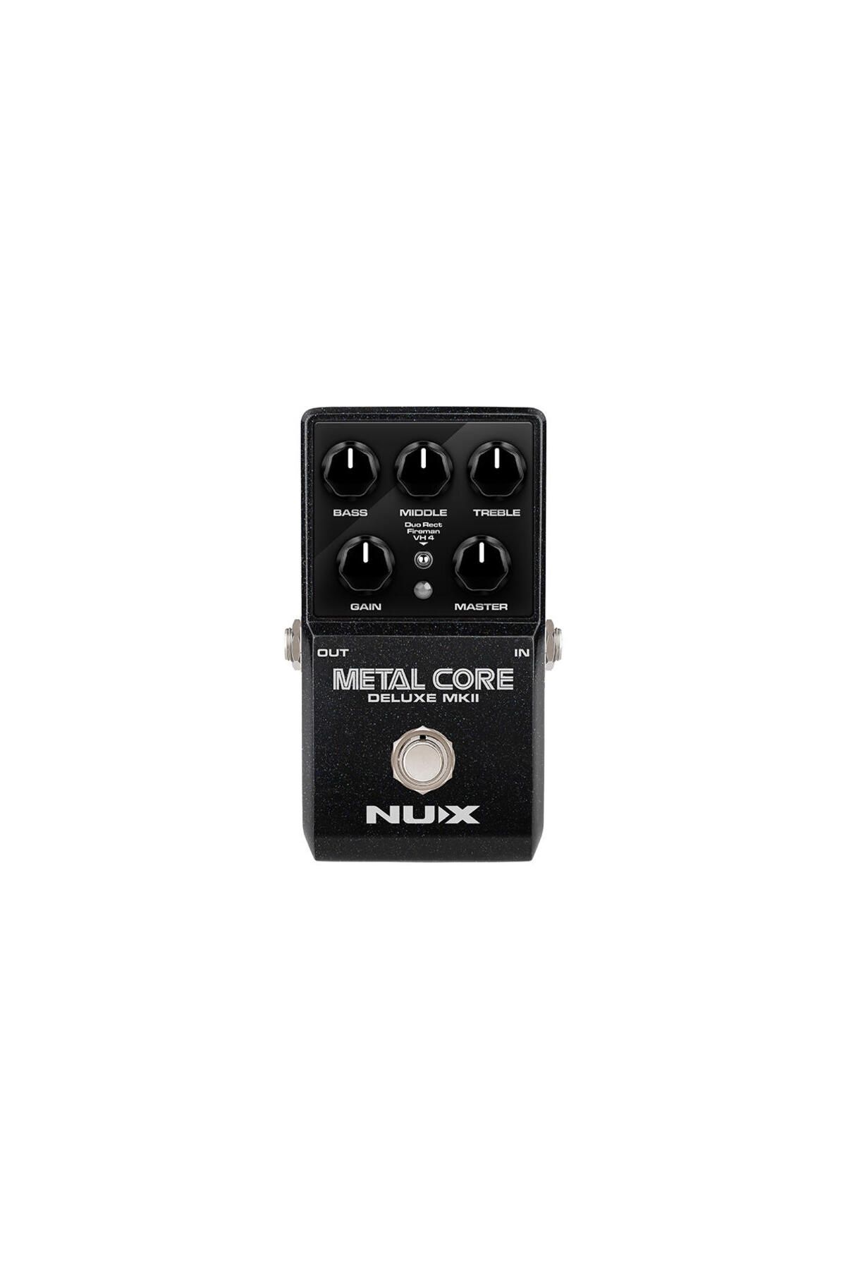 Nux Metal Core Deluxe Mkıı Distortion Preamp Ve 3 Mod Amfi Modellemesi Pedalı