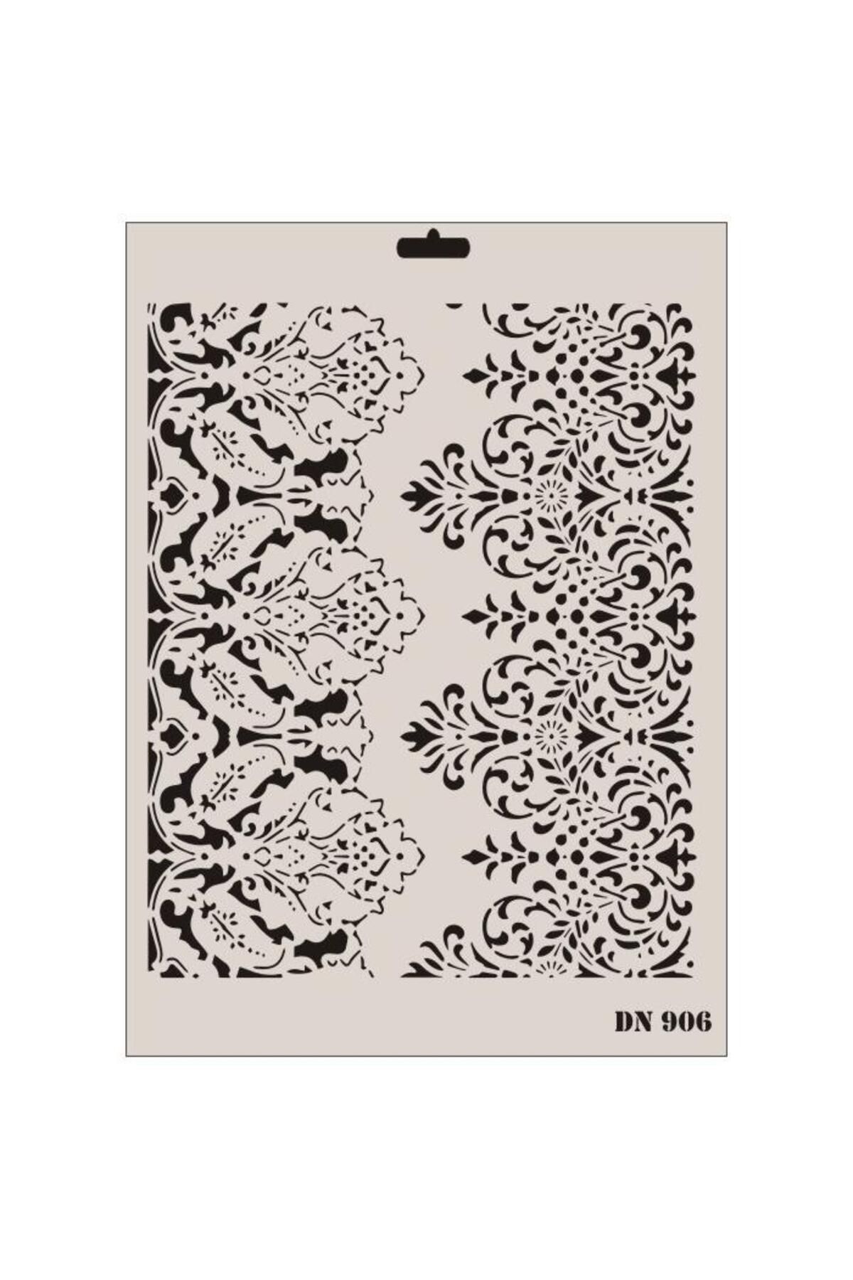 molli Rich Dantel Seri DN-906 Stencil 35x25 cm
