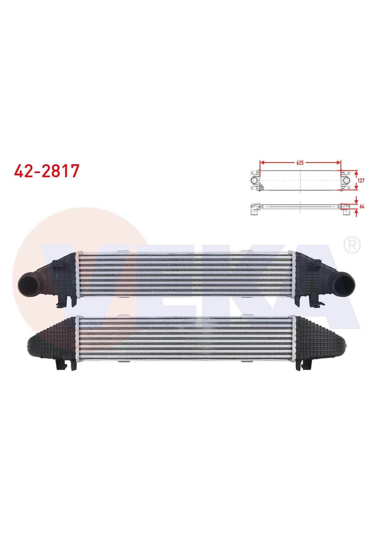 Veka-Turbo Radiator (INTERCOOLER) for Mercedes C Series (W204) - C 180 - C 200 - C 200 Cdi 1