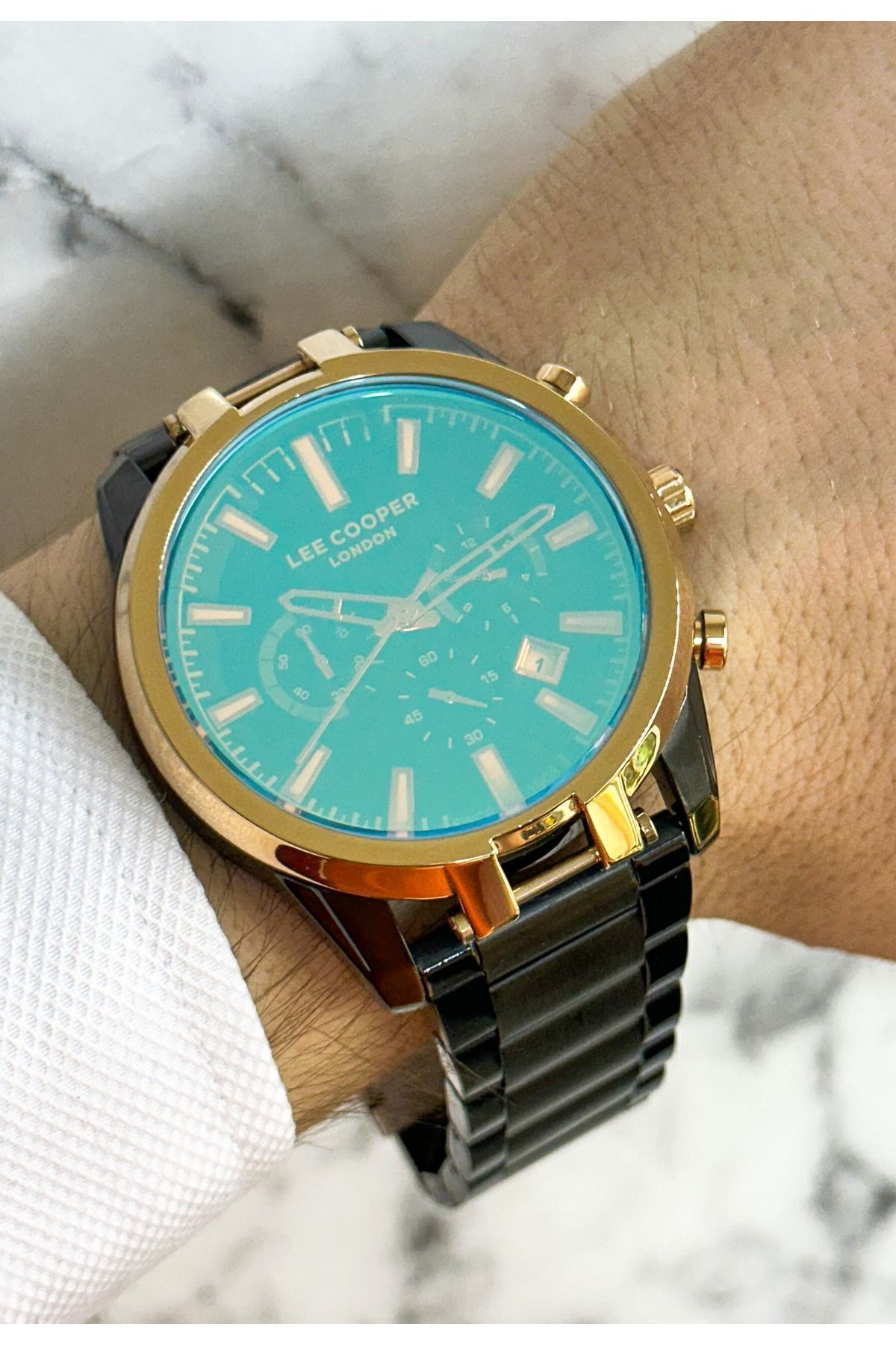 ساعت مردانه مشکی لی کوپرLee Cooper | Lee-Cooper-LC07651-451 اورجینال - تصویر 2