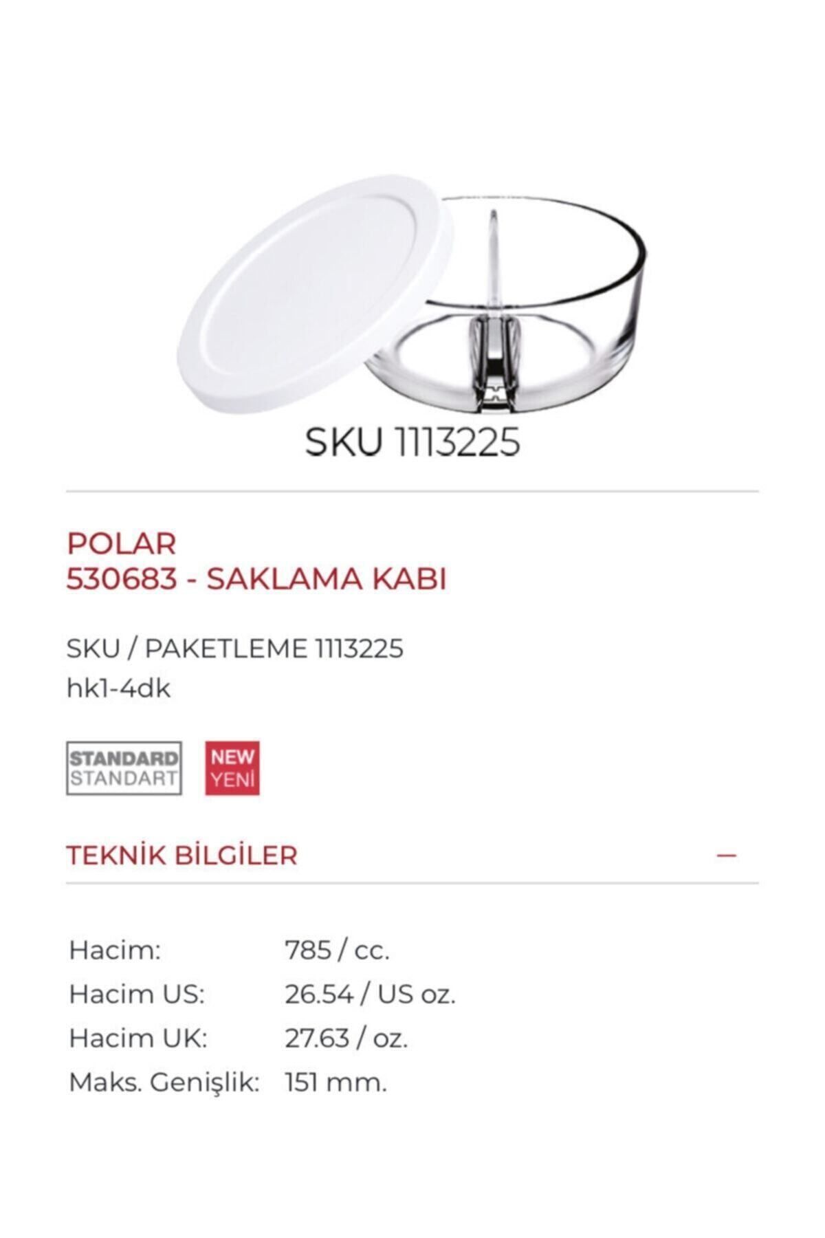 Paşabahçe-Storage Container with Polar Compartment 2