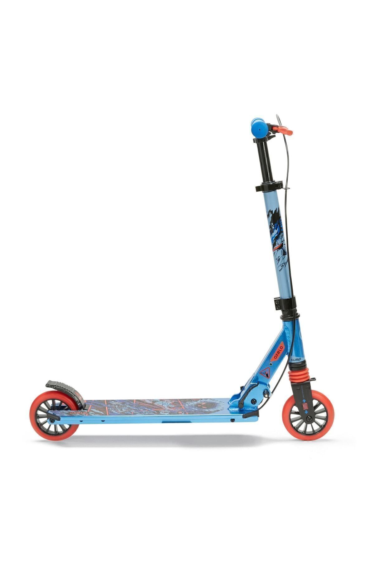 اسکوتر مشکی دخترانه و پسرانه بچگانه Oxelo اواسط 5 سن 6 9 Decathlon