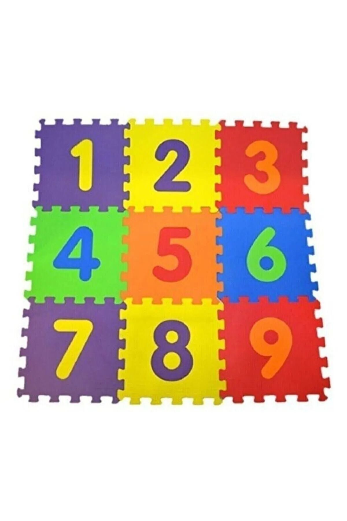 Genel Markalar 9 Parça Büyük Boy Rakamlı Sayılı Sünger Yapılı Oyun Karosu Yer Matı Puzzle Yapboz alpotekno-68803 fotoğrafı 2 (önizleme)