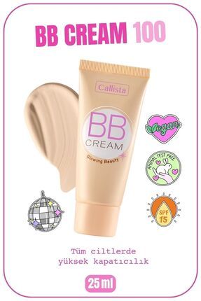 Callista Bb Cream Spf 15 Yoğun Kapatıcı Bb Krem - 100 Çok Açık