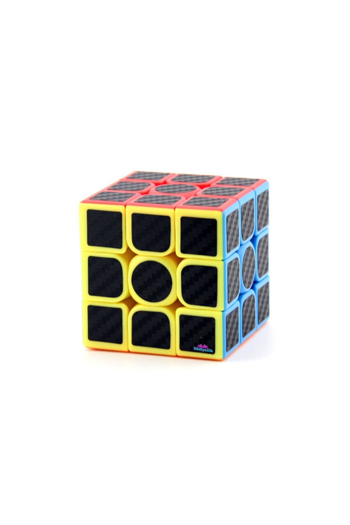hediyecik-Moyu Meilong 3X3 Carbon Fiber Intelligence Cube Intelligence Cube Cube Speed Cube 3