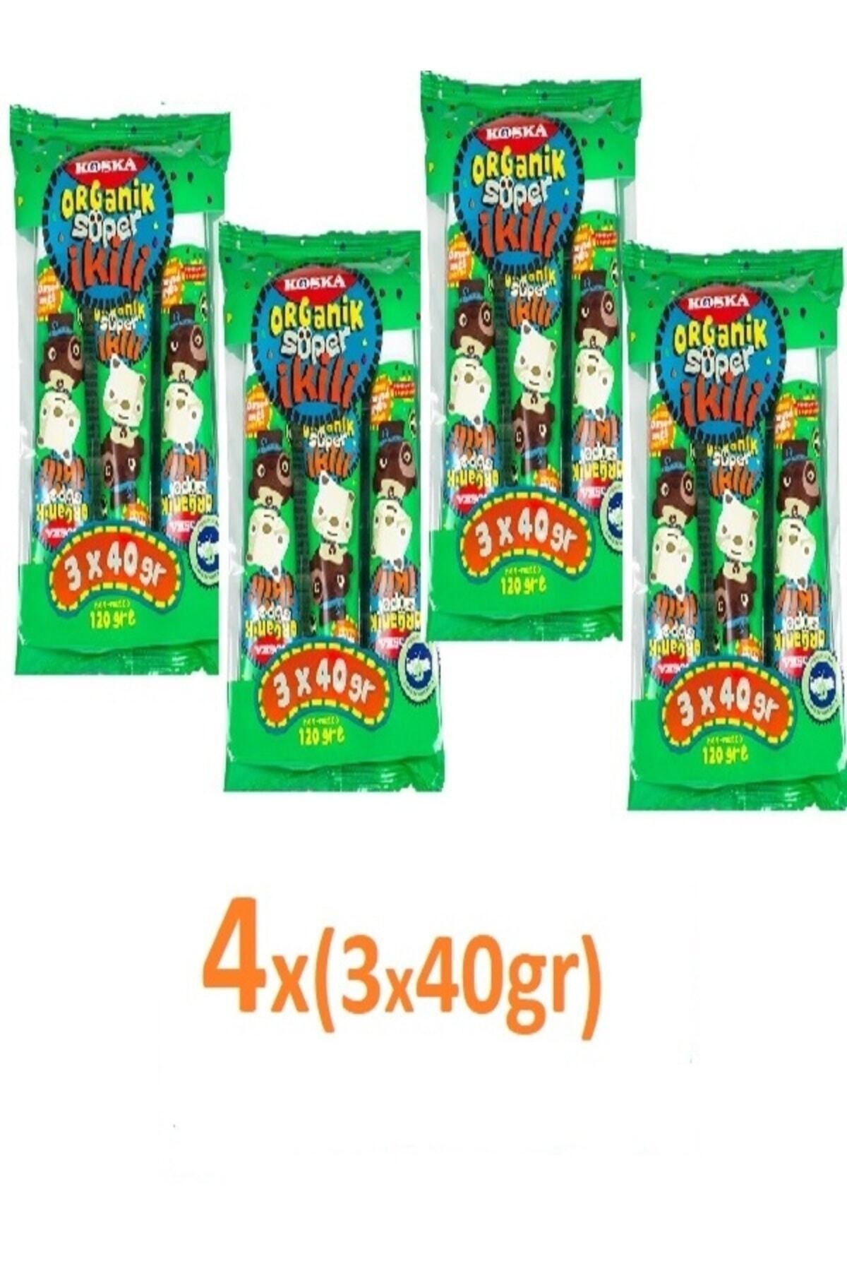 Tüp Organik Süper Ikili Tahin Pekmez Karışımı Avantaj Paketi 4 X (3x 40 G)8690710141241