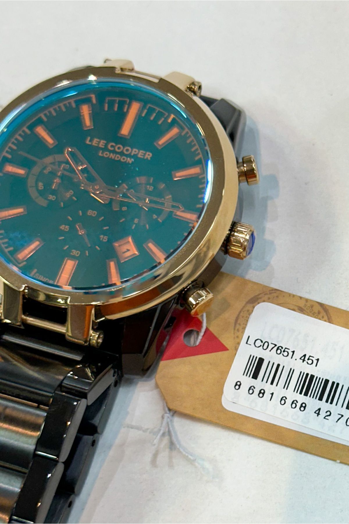 ساعت مردانه مشکی لی کوپرLee Cooper | Lee-Cooper-LC07651-451 اورجینال - تصویر 5