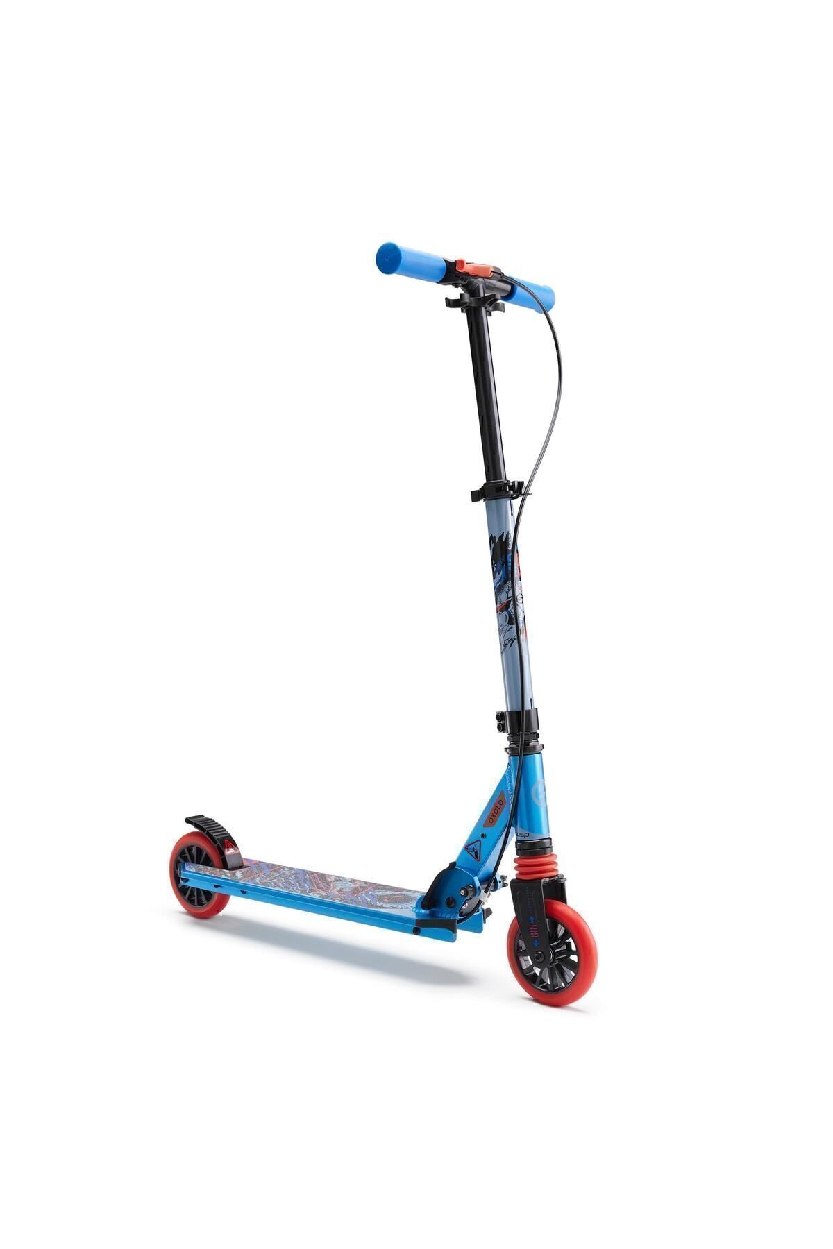اسکوتر مشکی دخترانه و پسرانه بچگانه Oxelo اواسط 5 سن 6 9 Decathlon