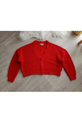 Casy’s by Gossyp Kırmızı Oversize Hırka