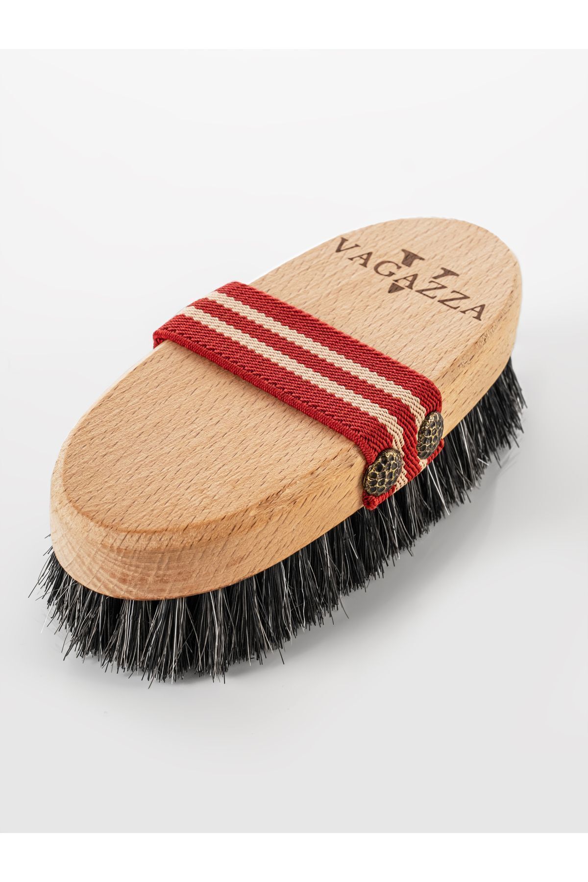 برس 100% طبیعی بافت سلولیت و برس مراقبت از صورت و برس مراقبت از ناخن (مشکی) VAGAZZA COSMETİC