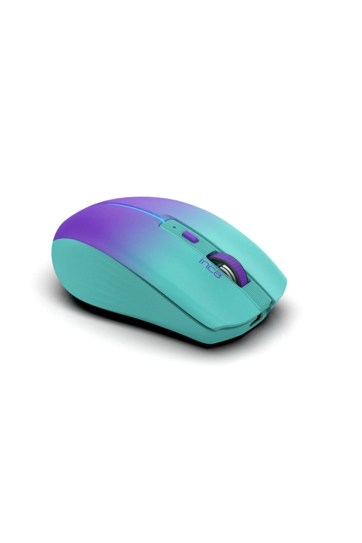 IWM-511RM Dual Mod Bluetooth+Wireless Rechargeable Gradient Color Silent Mouse - 3