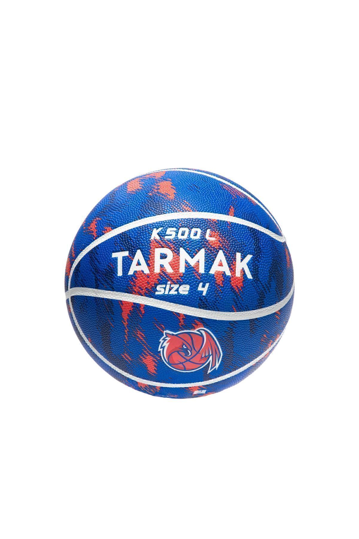 توپ بسکتبال TARMAK شماره 4 قرمز آبی Decathlon
