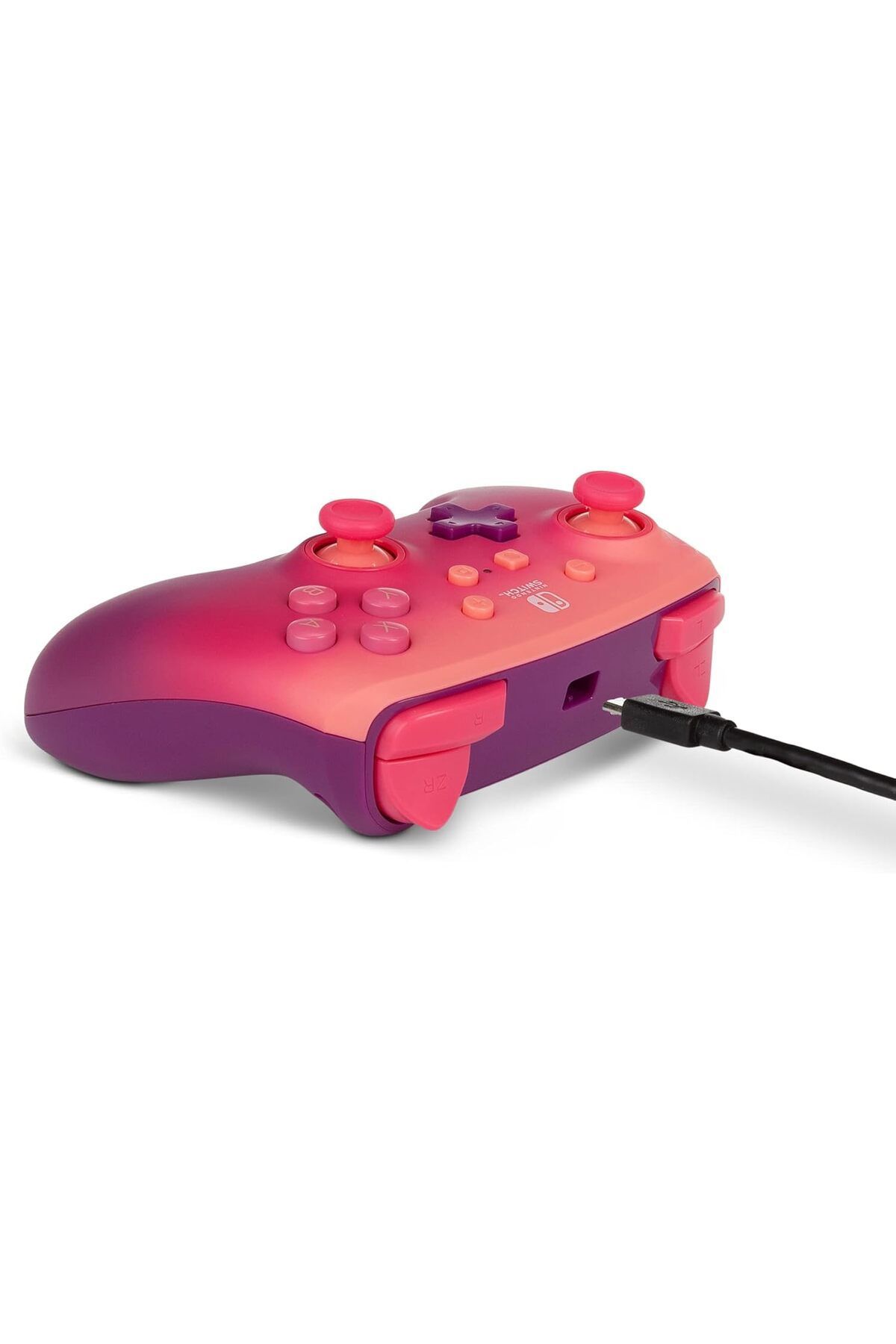 Powera-وحدة تحكم سلكية محسّنة لجهاز Nintendo Switch - فوشيا 8