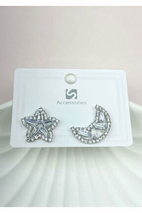 ISTBIRD ACCESSORIES Ay Yıldız Küpe