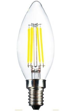 Vegamax Rustik Ampul Mum 6 Watt Led Filamanlı Sarı Işık