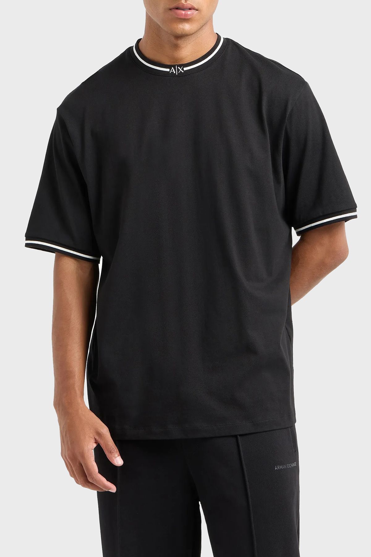 Tシャツ・カットソー Armani Exchange 3DZTEU ZJ9JZ RELAXED FIT T-shirt Short Sleeve T-Shirt Logo ARMANI EXCHANGE Men 3DZTLG ZJ9JZ