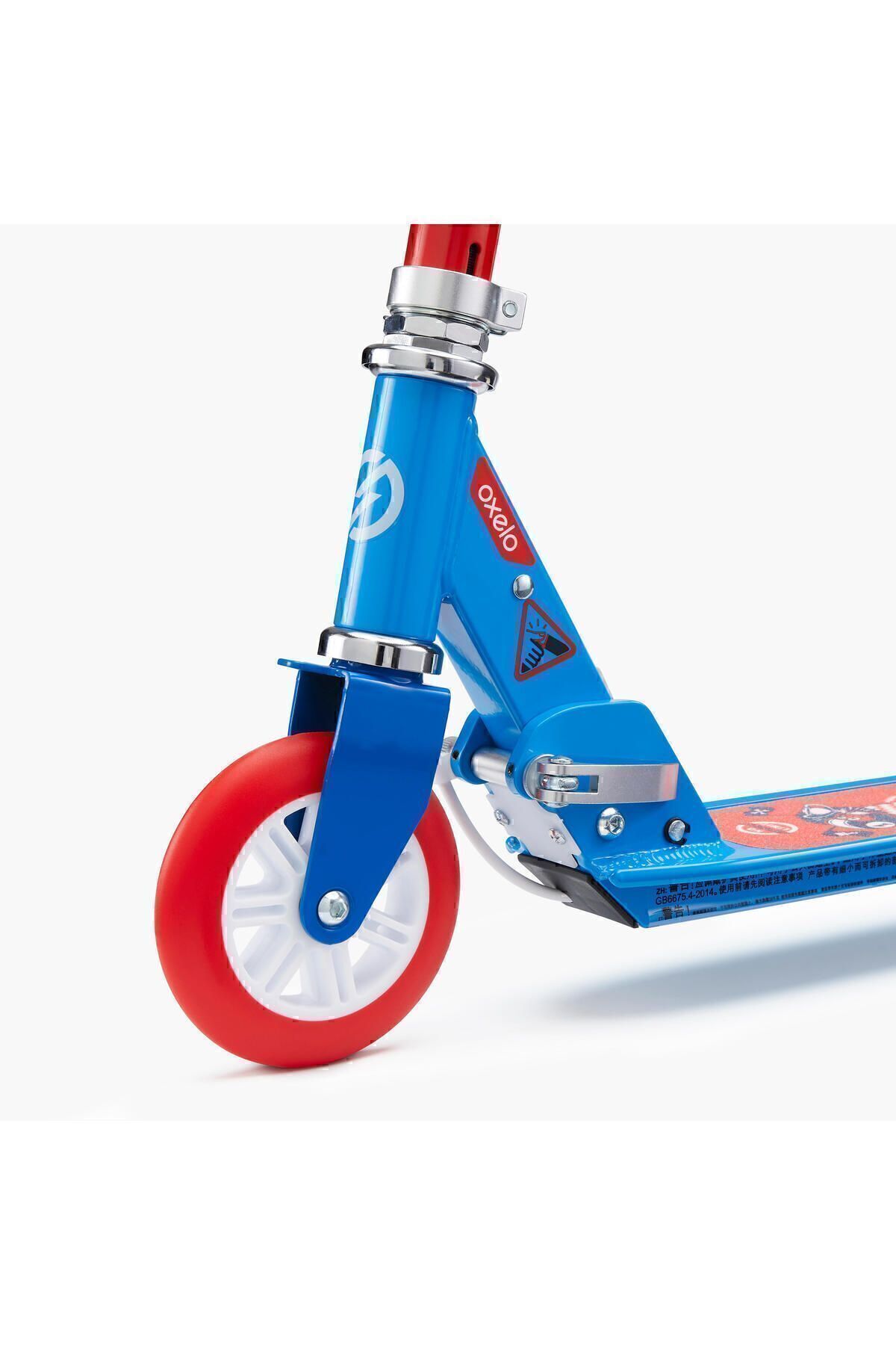 اسکوتر قرمز دخترانه و پسرانه بچگانه آبی بازی 5 اورجینال Decathlon