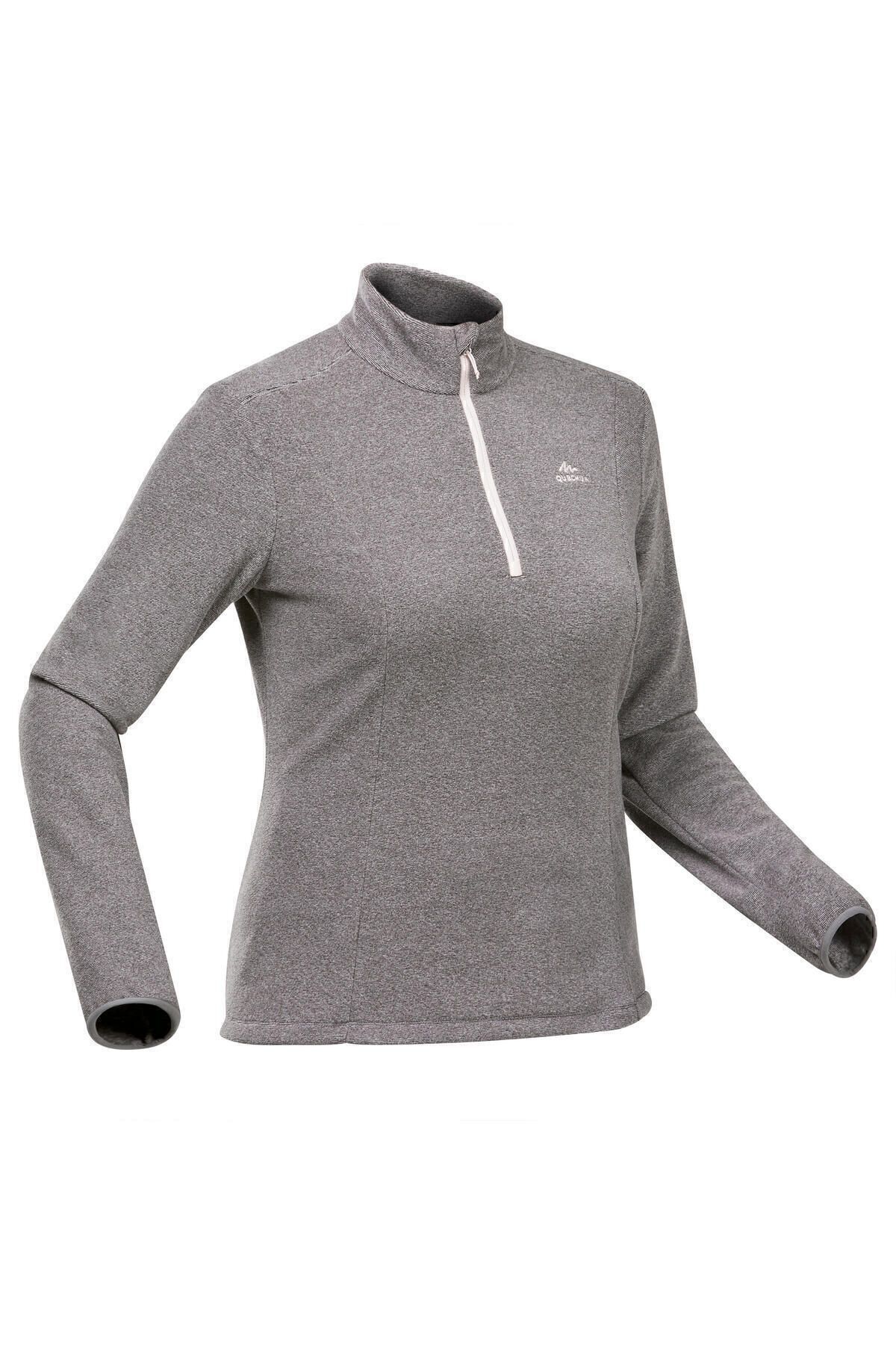 Decathlon پشم گوسفند بیرونی زنانه - خاکستری Mh100