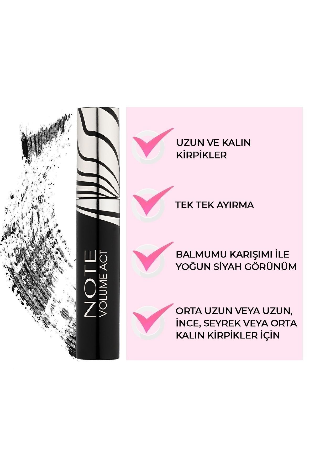 NOTE-Volume Act Single Separation and Volume Effect Mascara - Black 2