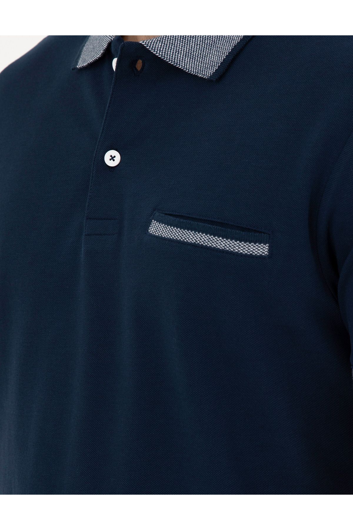 پولوشرت مردانه پیر کاردین | 50296549-VR033 Pierre Cardin - Image 7