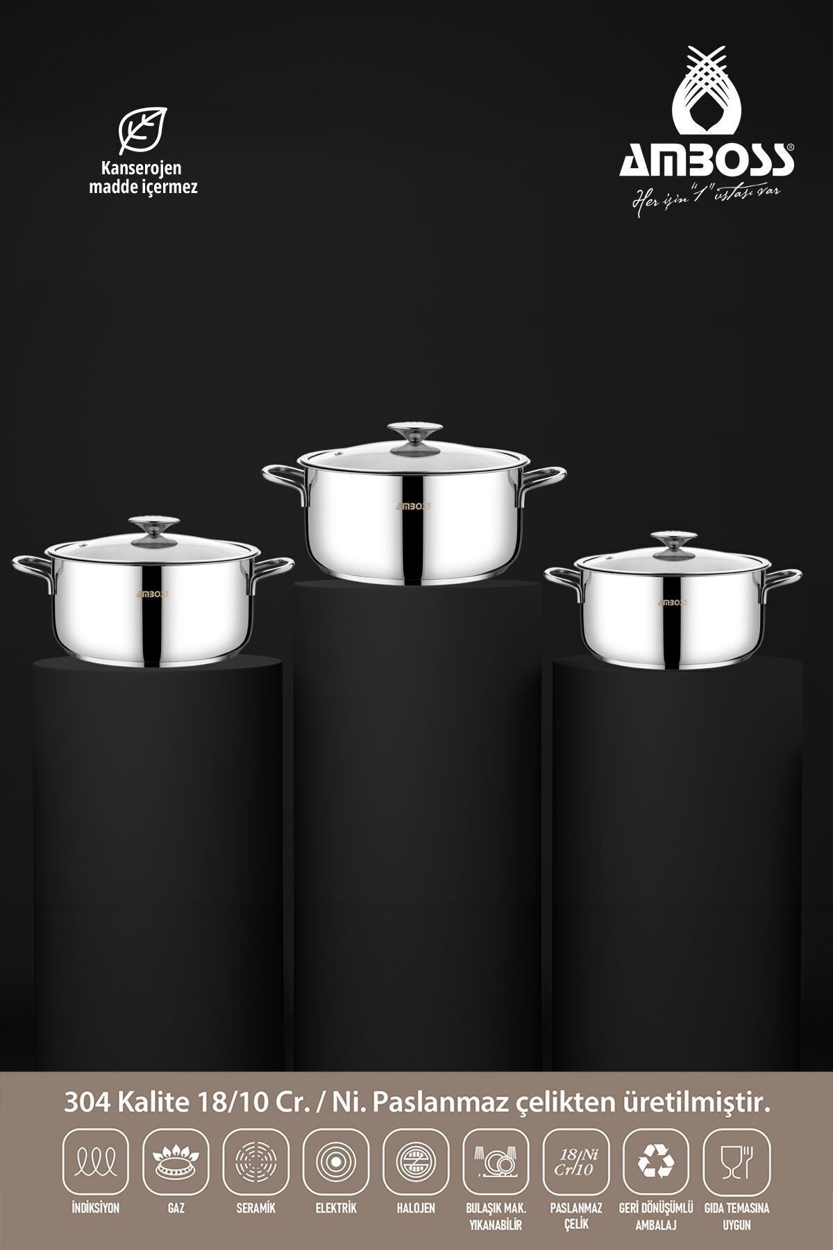 Amboss-6 Piece Cool Deep Pot Set 5