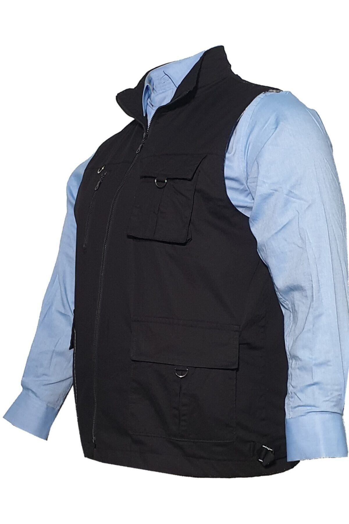 Lifeguard-Plus Size Cotton Safari Vest 3
