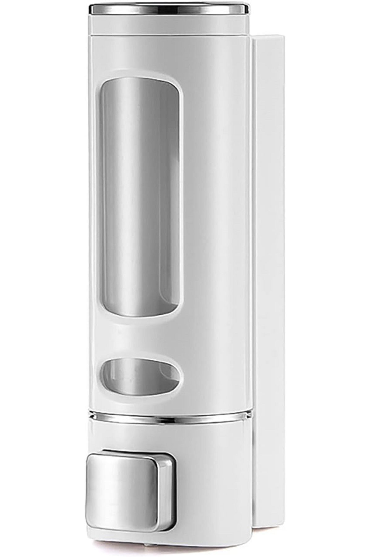 MAİN SHOP-Dozator manual de săpun și gel de șampon de perete de 400 ml - Dozator de lichid de mână pentru bucătărie, 1 buc alb 5