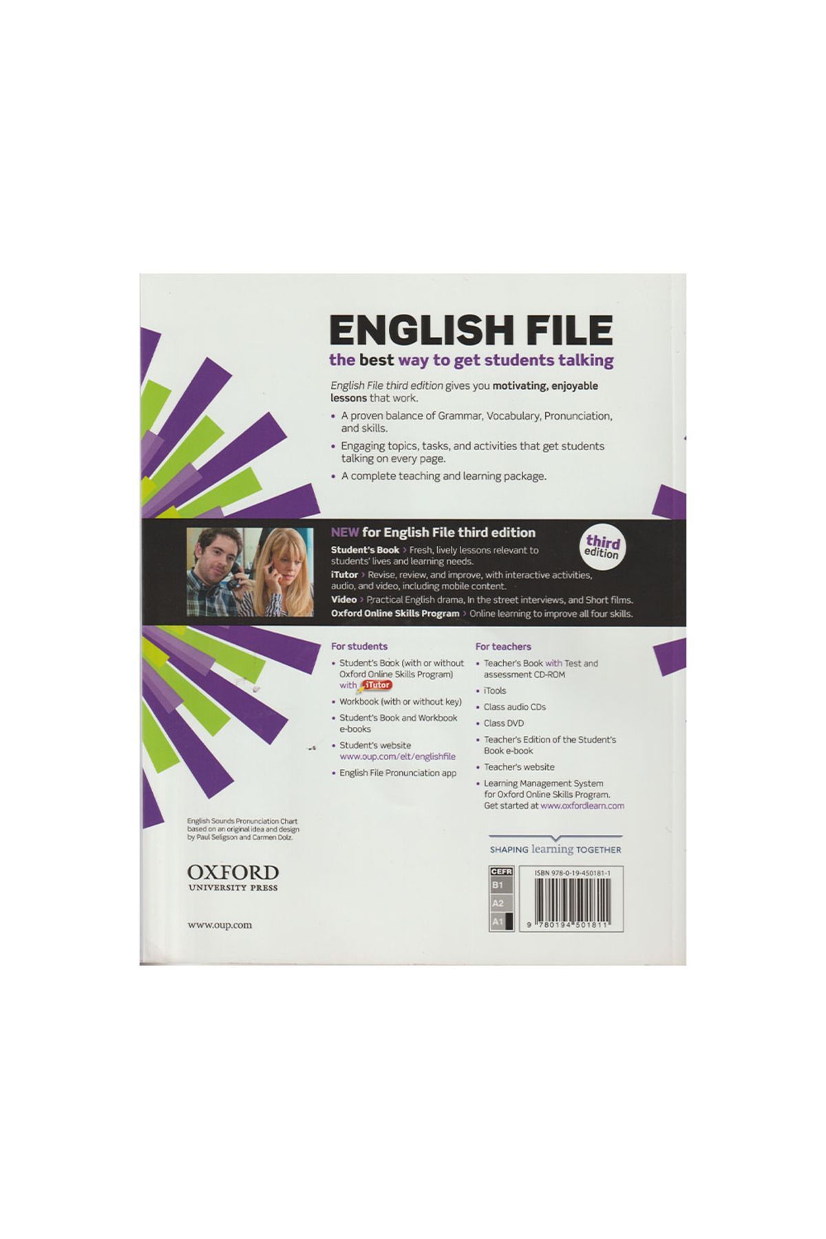 OXFORD UNIVERSITY PRESS-English File: Beginner Student's Book and iTutor and Online Skills (No Workbook) (Cd and Coded) 3
