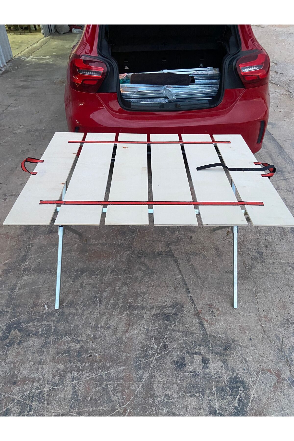 Aslan-1St Class Kavaktan 1 Meter Picnic Table and Marketer Bench Set 1