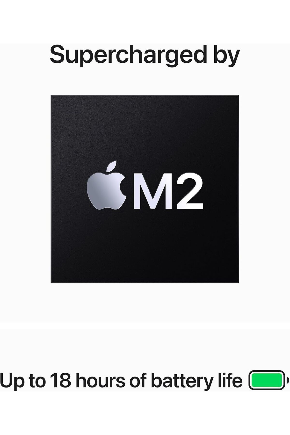Apple-ماك بوك إير 15 بوصة: شريحة M2 مع وحدة معالجة مركزية ثماني النواة ووحدة معالجة رسومية عشرية النواة، وقرص SSD سعة 256 جيجابايت - رمادي فضائي 2